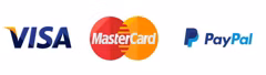 CB · Visa · Mastercard · PayPal