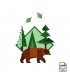 Brown bear - Vector graphics